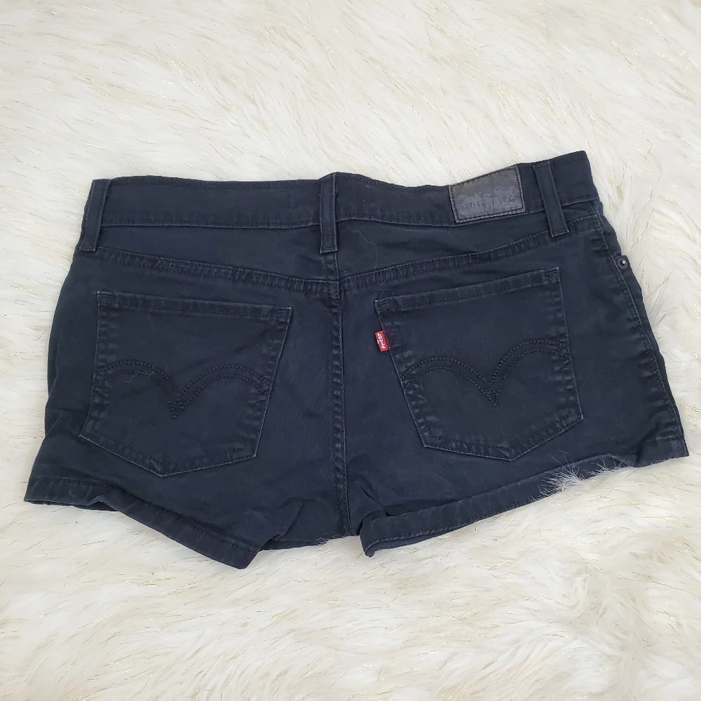 Levi's Black Denim Shorts